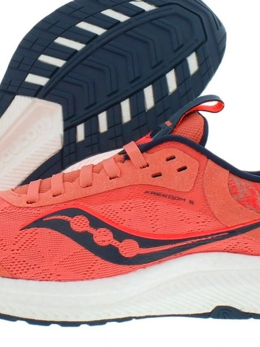 Saucony Women's Freedom 5 Running Shoes- Pink Coral
